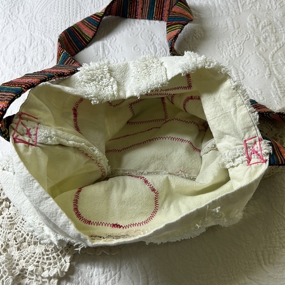 ⭐️Adorned Crown Textile You are enough always will be crossbody bag boho - Picture 10 of 13